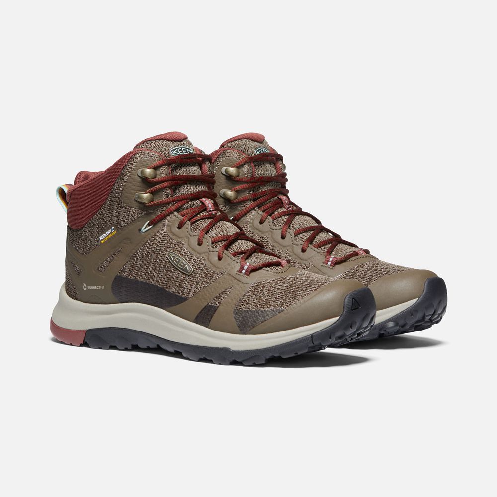 Bottes de Randonnée Keen Femme Marron | Terradora Ii Waterproof | RSKVM-2375